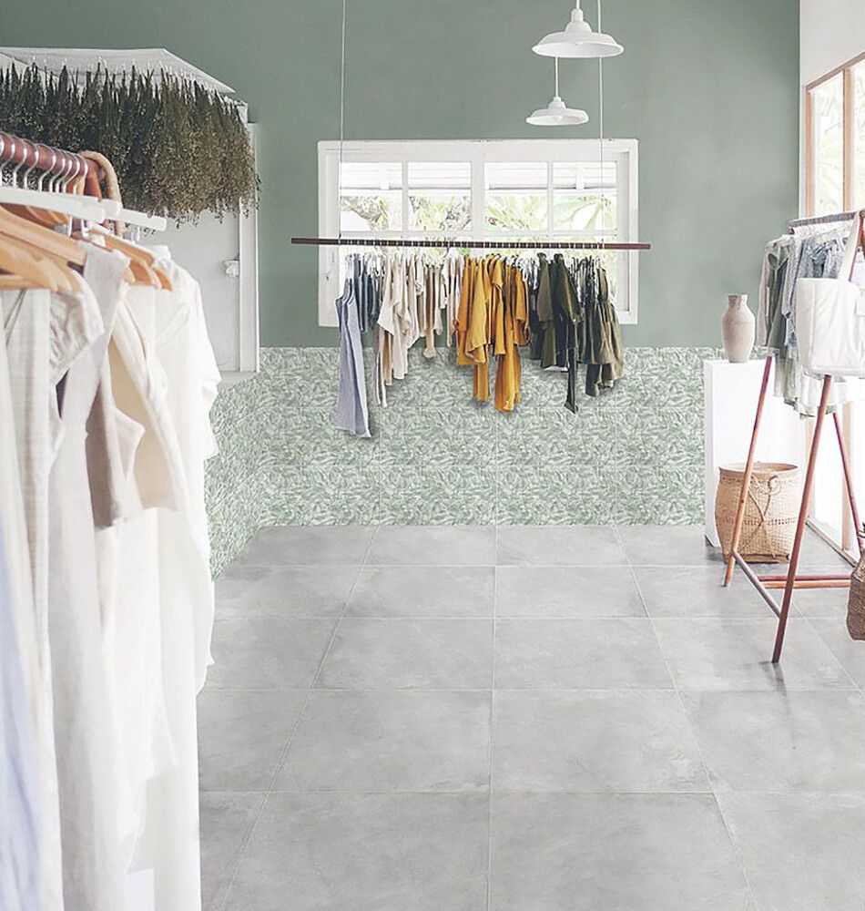 Seina-/põrandaplaat Frassinoro Flora Marble Silver 60 x 60 cm