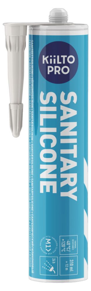 Sanitaarsilikoon Kiilto Pro 31 Marmorvalge