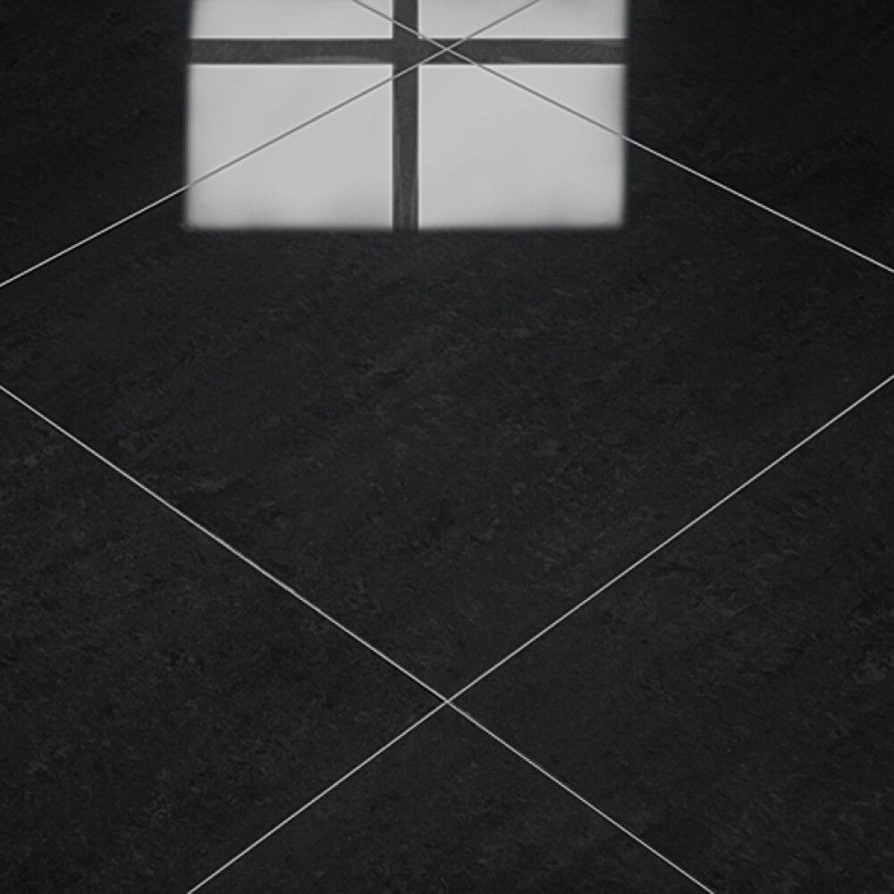 Põrandaplaat Palazzo Futura 60 x 60 cm Must