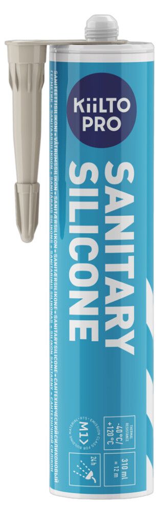 Sanitaarsilikoon Kiilto Pro 31 Helebeež