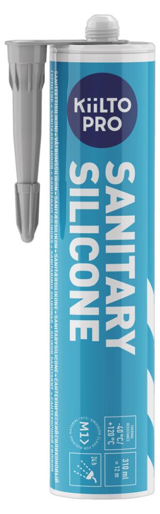 Sanitaarsilikoon Kiilto Pro 31 Helehall