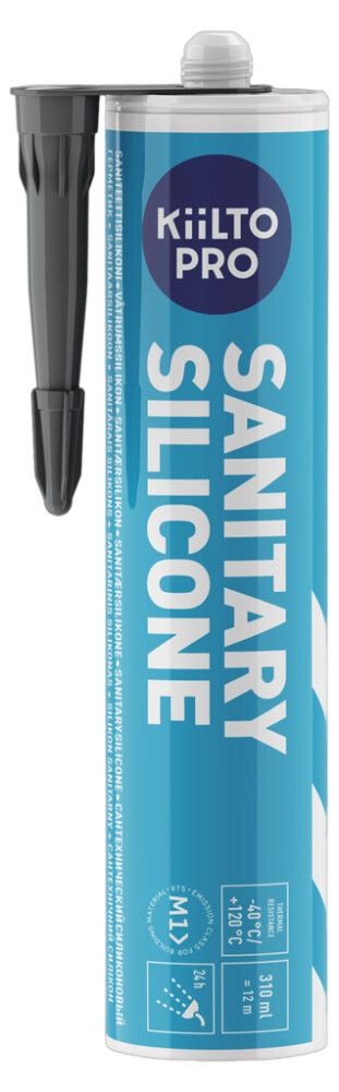 Sanitaarsilikoon Kiilto Pro 31 Antratsiit