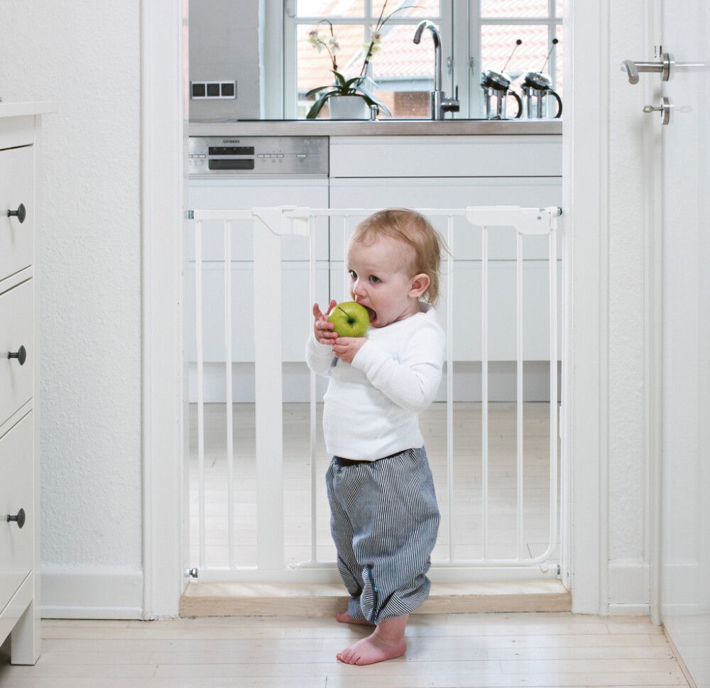 Turvavärav Trofast valge, metallist 730 - 805 x 730 mm