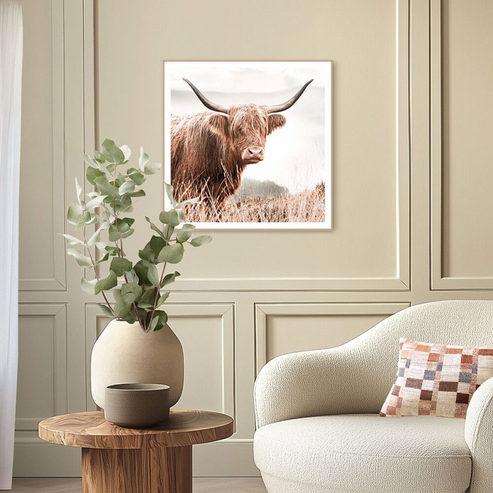 Sisustuspilt Reinders Nature Cow 50 x 50 cm