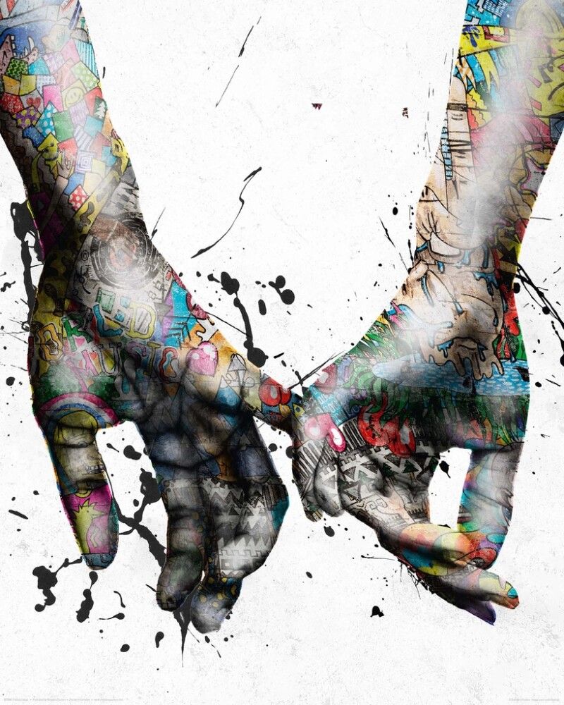 Sisustuspilt Reinders Pinkies Colour 40 x 50 cm