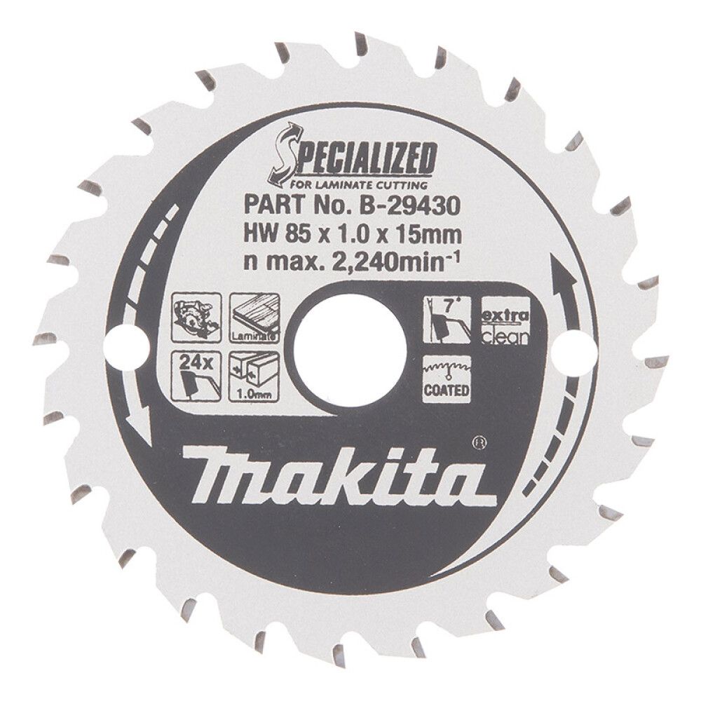 Saeketas Makita 85 x 15 mm 24 T laminaadile
