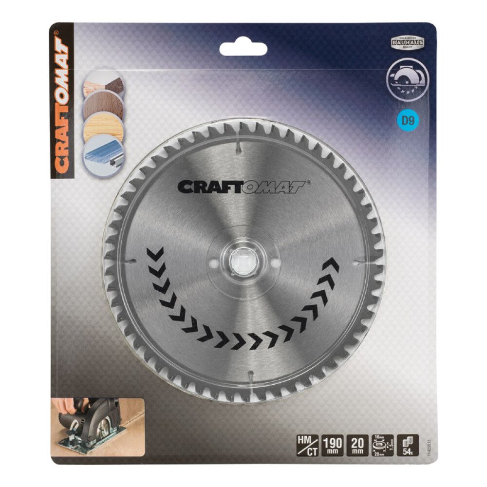 Saeketas Craftomat alu 190 mm