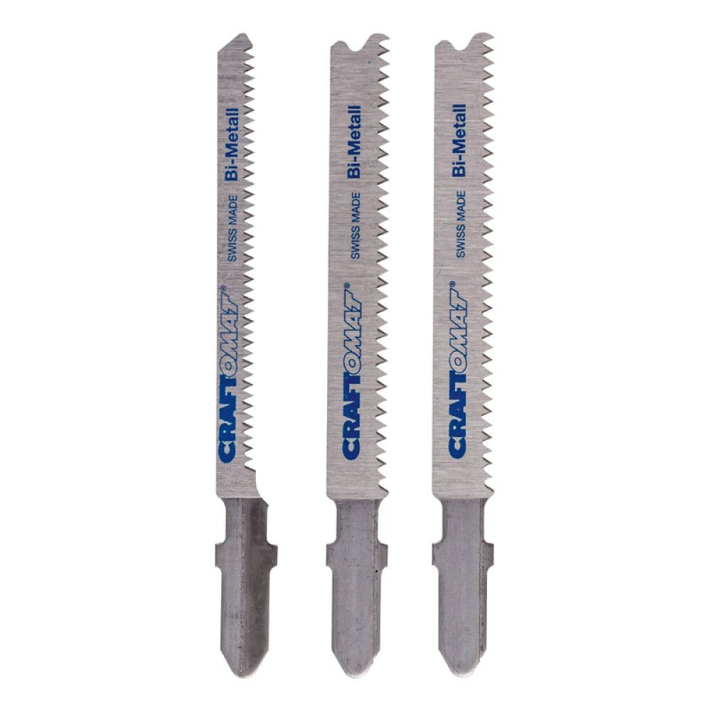 Tikksaelehtede komplekt Craftomat laminaadile 3-osaline