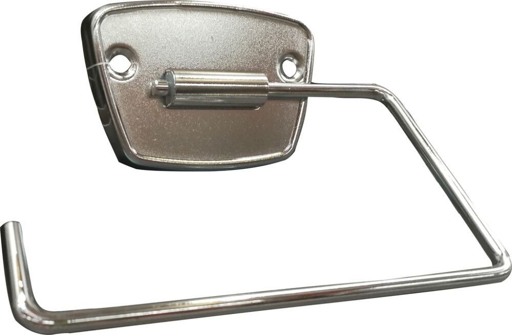 WC-paberihoidik käepidemega kroomitud