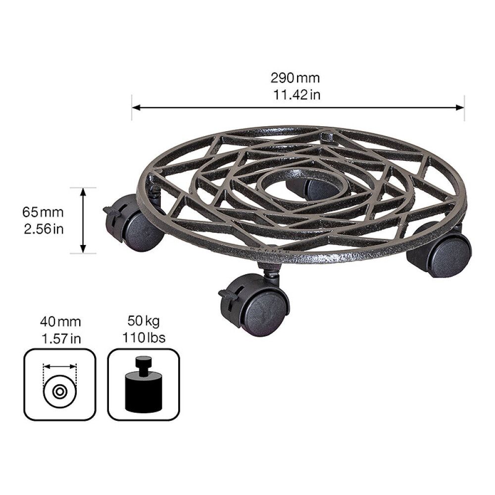 Lillepoti alus Antik Design 29 cm