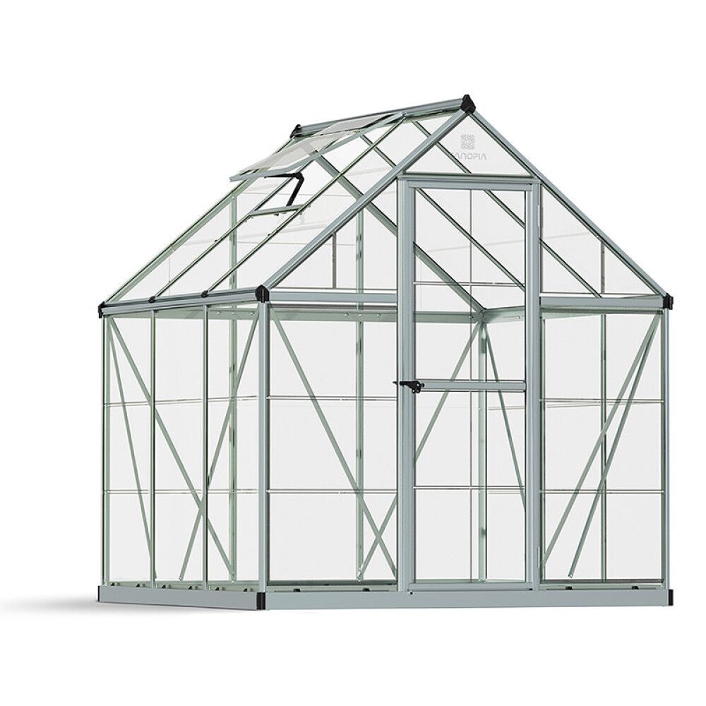 Kasvuhoone Palram-Canopia Harmony 3,4 m², hõbedane