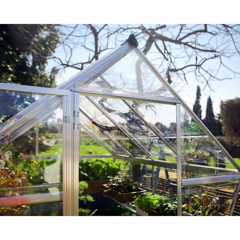 Kasvuhoone Palram-Canopia Harmony 5,7 m², hõbedane