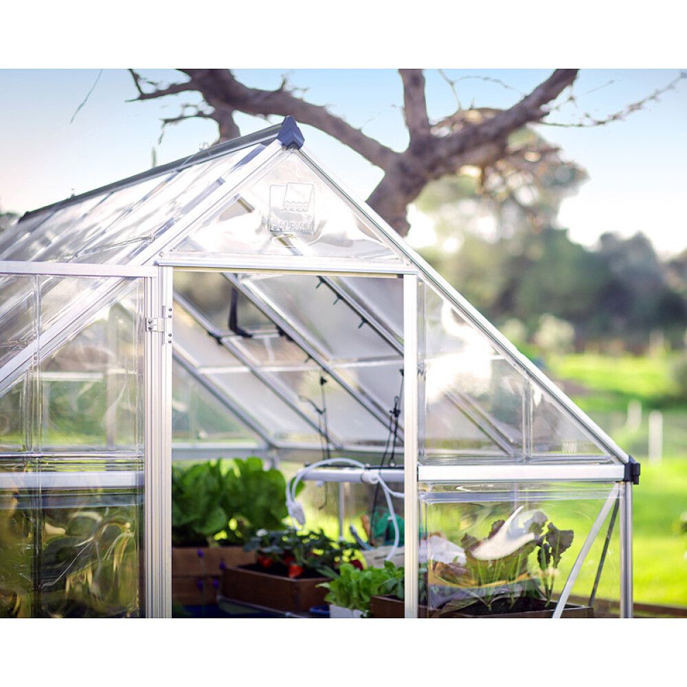 Kasvuhoone Palram-Canopia Harmony 5,7 m², hõbedane
