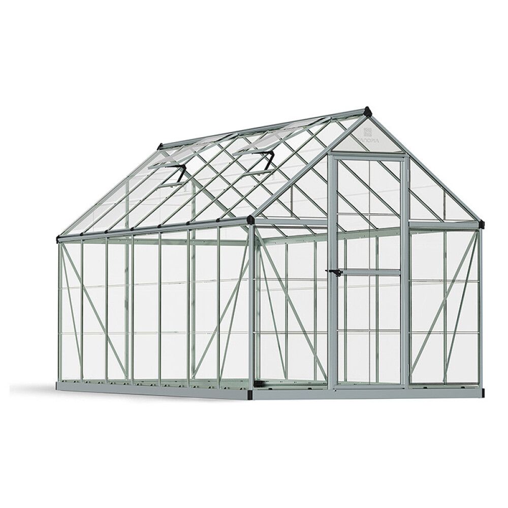 Kasvuhoone Palram-Canopia Harmony 7,9 m², hõbedane