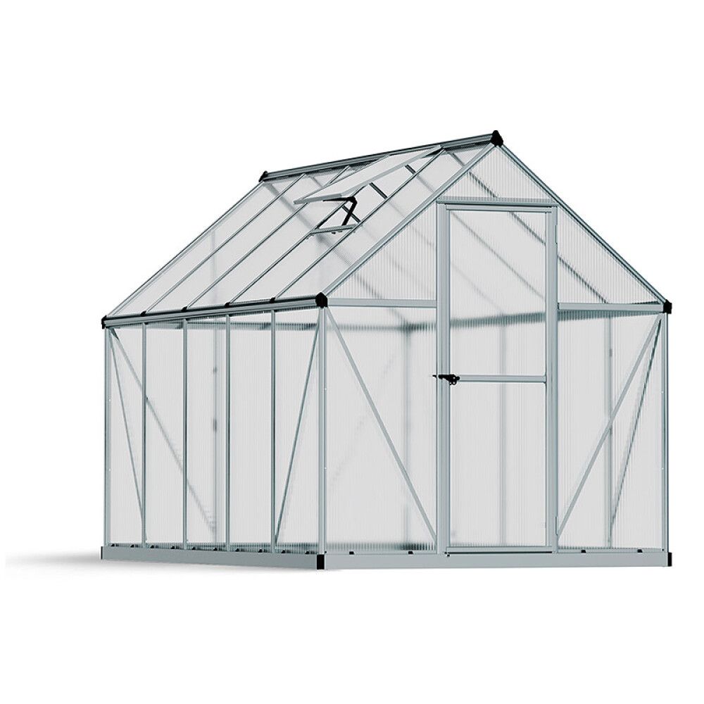 Kasvuhoone Palram-Canopia Mythos 5,7 m², hõbedane