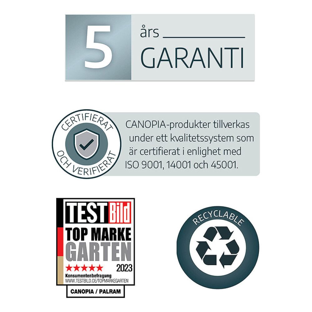 Kasvuhoone Palram-Canopia Mythos 5,7 m², hall