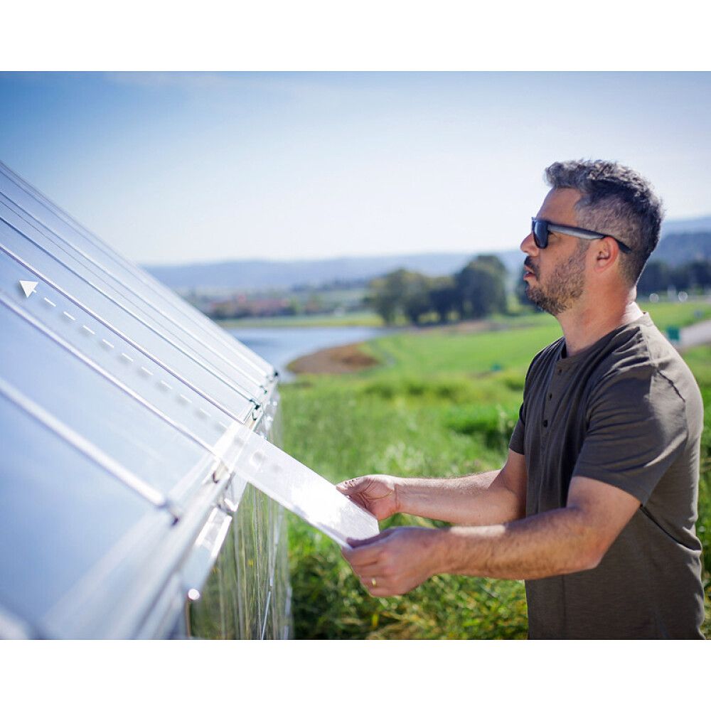 Kasvuhoone Palram-Canopia Balance 17,9 m², hõbedane