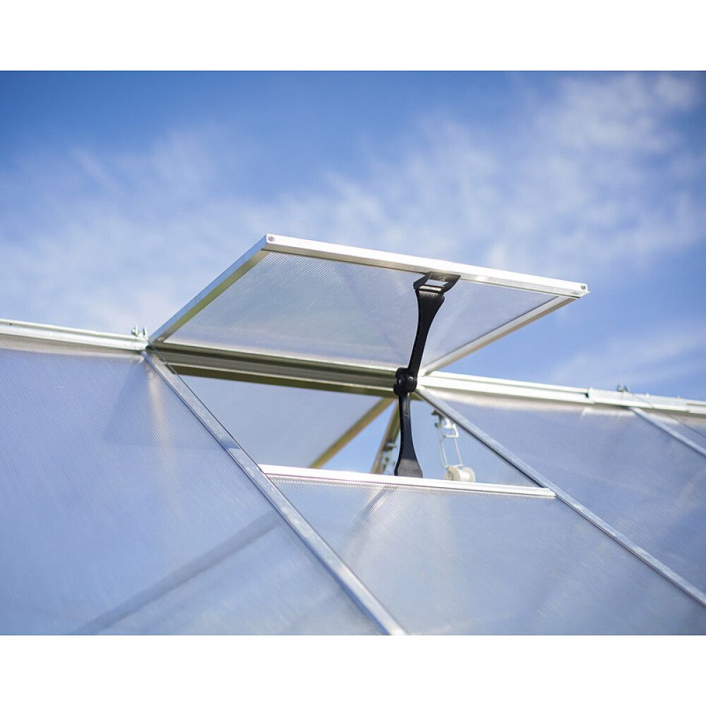 Kasvuhoone Palram-Canopia Balance 28,7 m², hõbedane