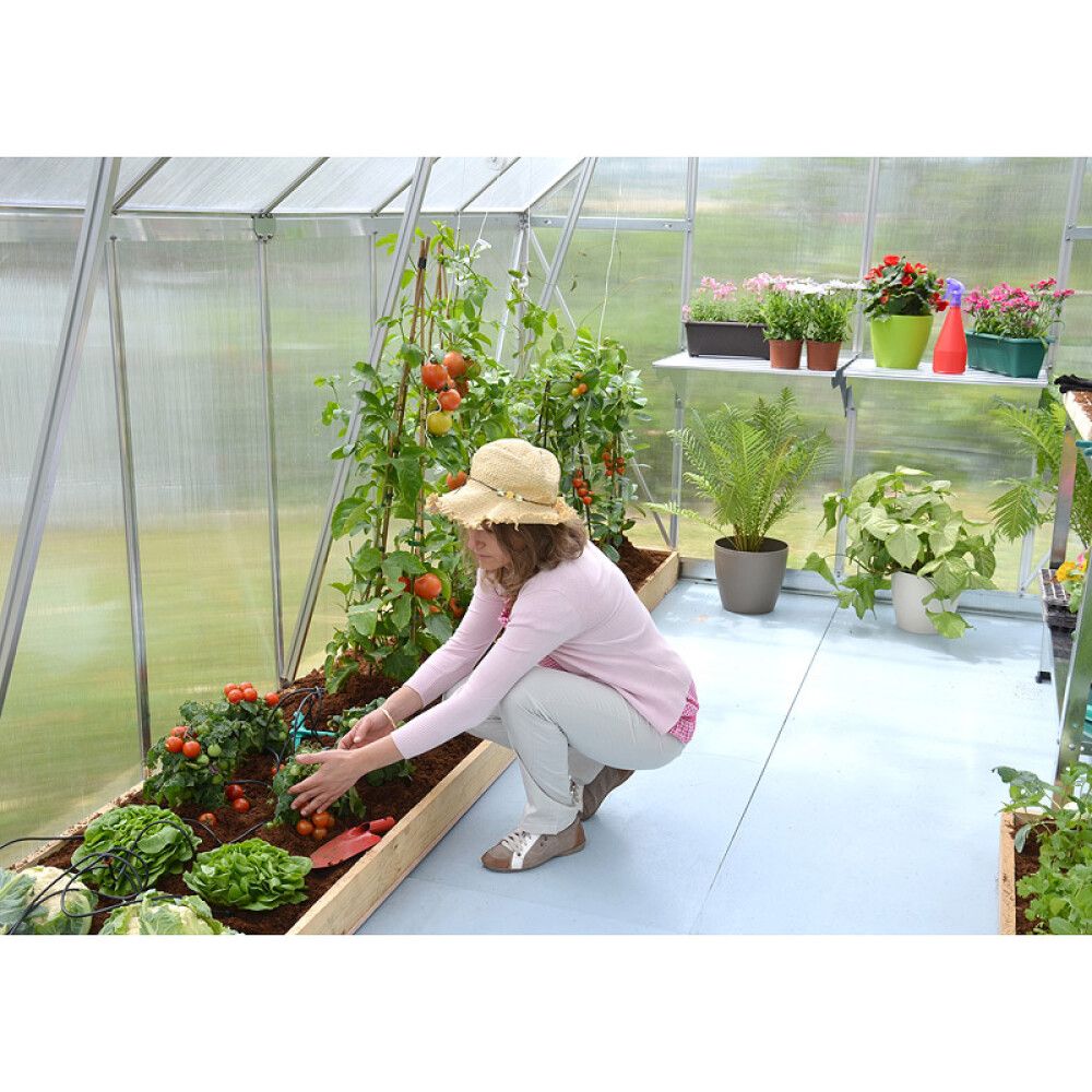 KasvuhoonePalram-Canopia Essence 9 m², hõbedane