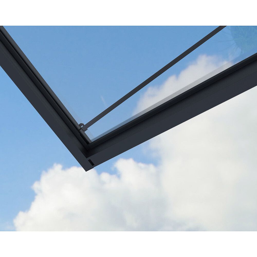 Varikatus Canopia Sophia XL läbipaistev/tumehall 1,4 x 3 m