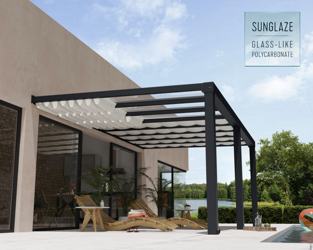 Terrassikatuse päikesevari Canopia Stockholm 515 cm