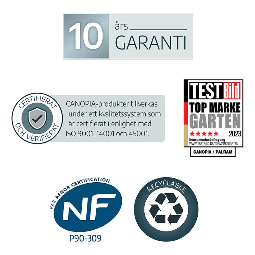 Basseinikate Palram-Canopia 4,3 x 6,7 m