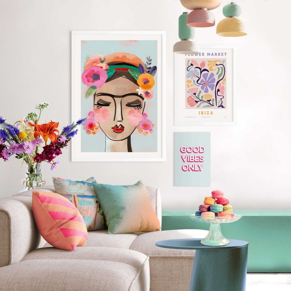 Sisustuspilt Reinders Colourful Face 50 x 70 cm