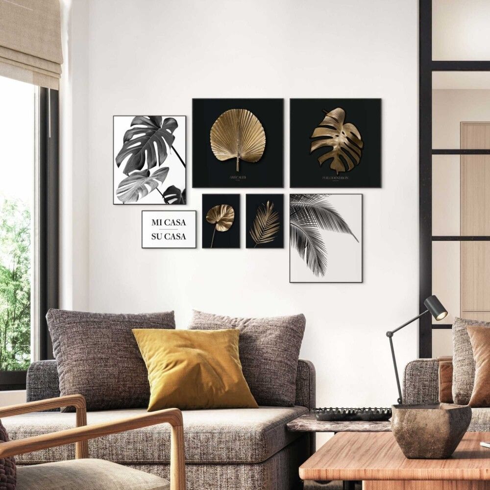 Sisustuspilt Reinders Areca Gold 50 x 50 cm