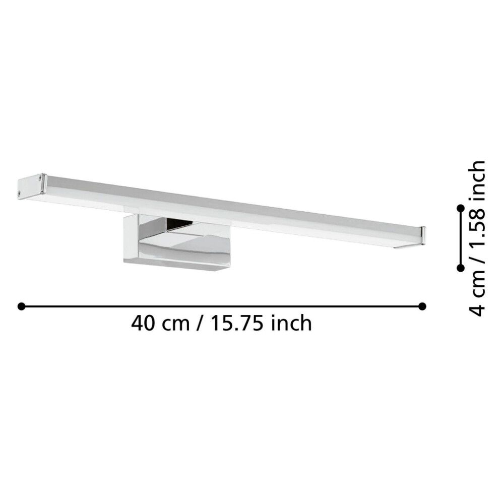 LED-seinavalgusti Eglo Eco Galenzana kroomitud
