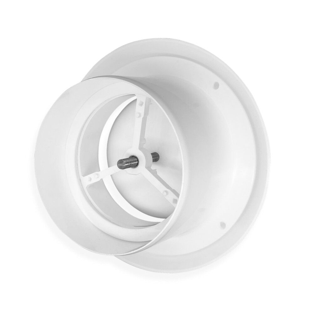 Ventilatsiooniluuk Europlast valge ⌀ 125 mm