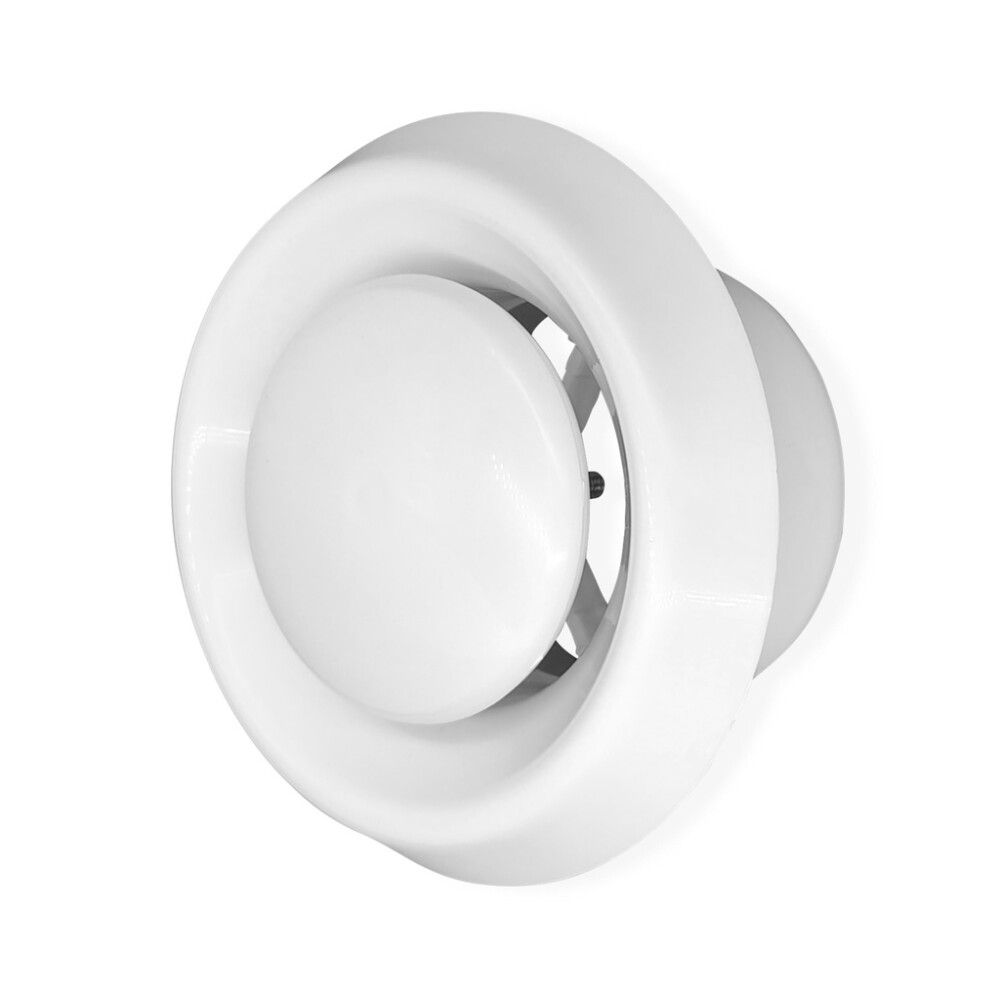 Ventilatsiooniluuk Europlast valge ⌀ 125 mm