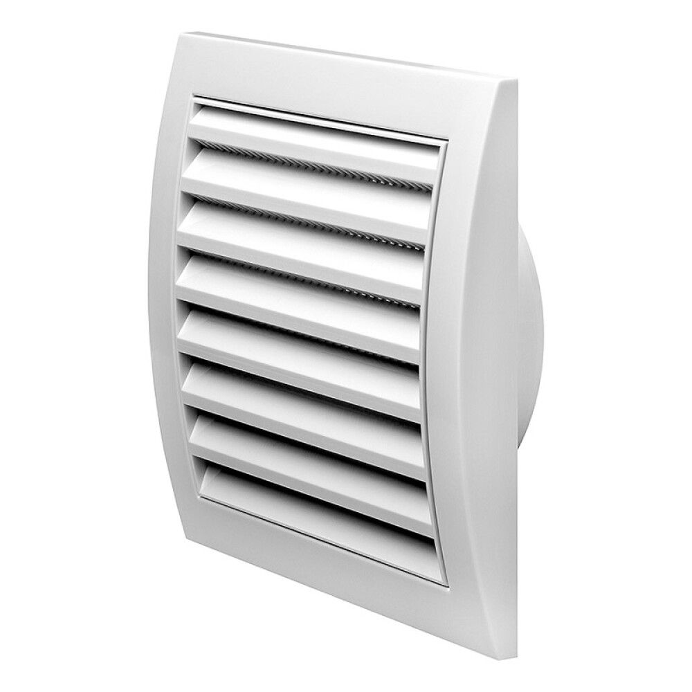 Ventilatsioonirest Europlast valge 150 x 150 mm ⌀ 100 mm