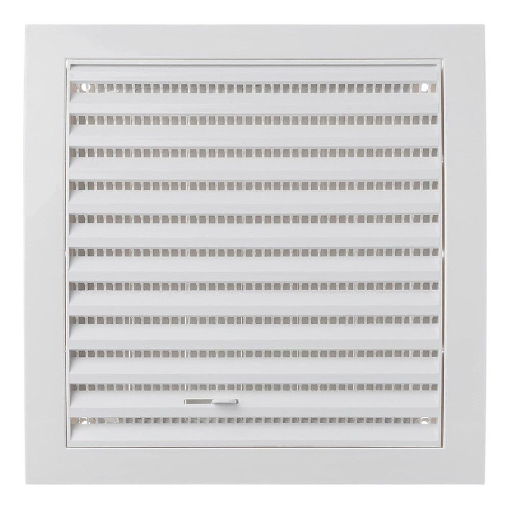 Ventilatsioonirest Europlast valge 150 x 150 mm ⌀ 100 mm reguleeritav