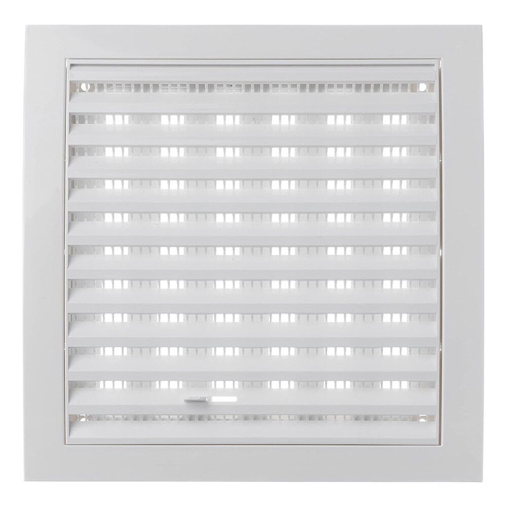 Ventilatsioonirest Europlast valge 150 x 150 mm ⌀ 100 mm reguleeritav