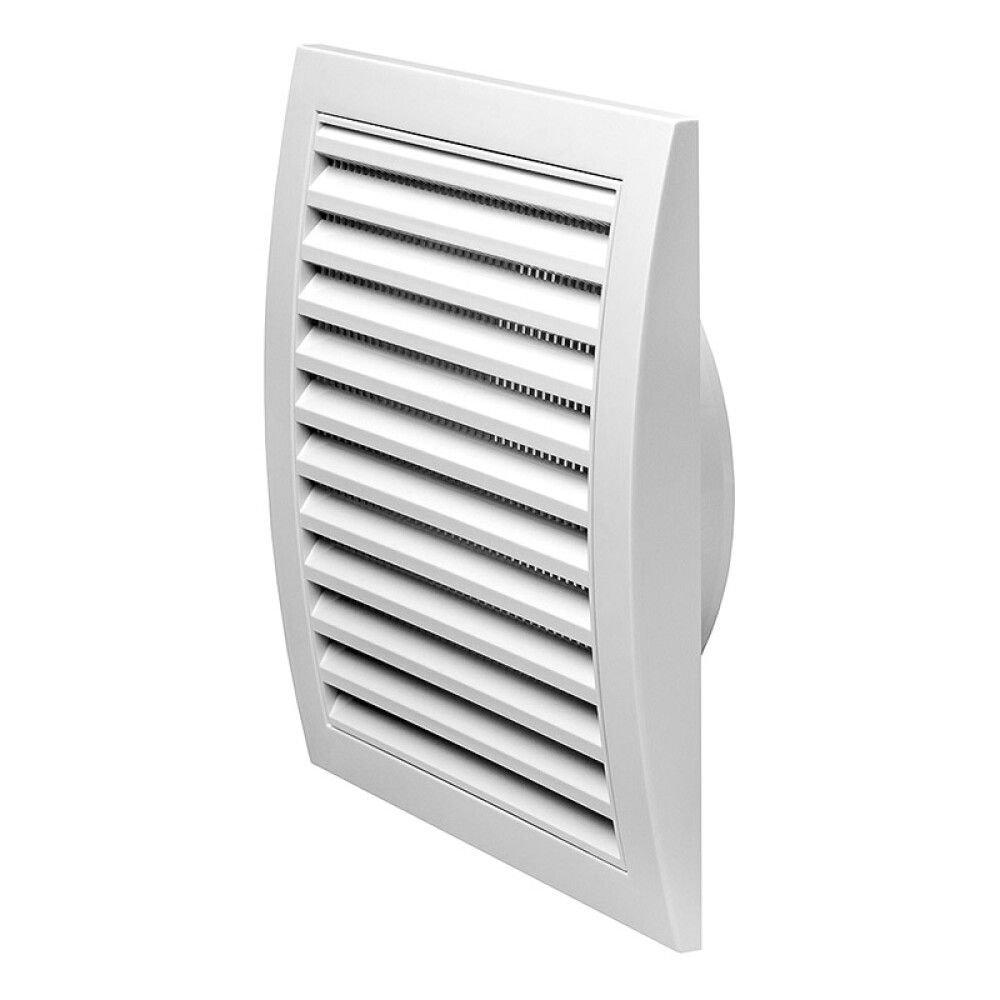 Ventilatsioonirest Europlast 190 x 190 / Ø 125 mm valge