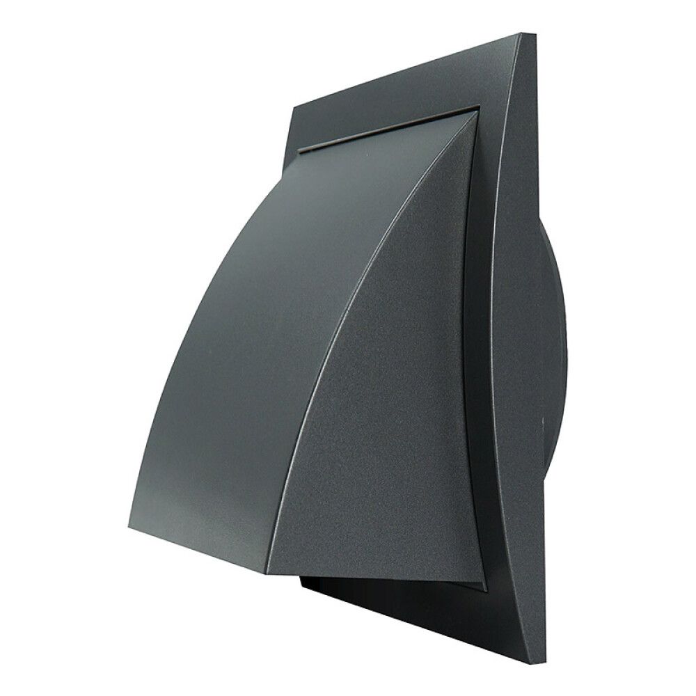 Ventilatsioonirest Europlast N-F antratsiit 148 x 153 mm Ø 100 mm