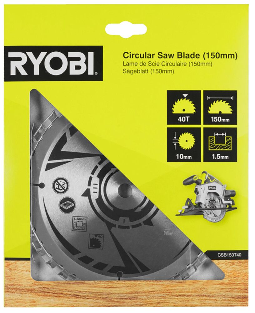 Saeketas Ryobi CSB150T40 150 x 10 mm