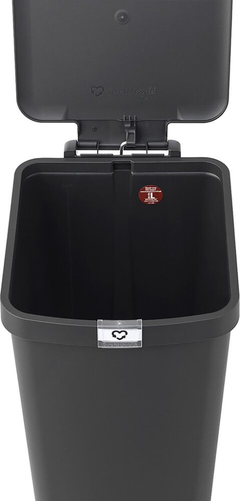 Pedaaliga prügikast Brabantia StepUp 40 l, tumehall