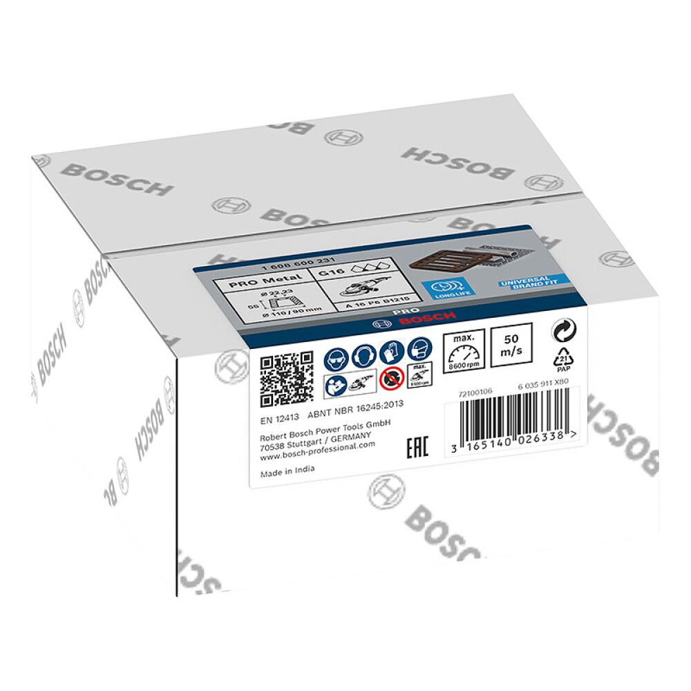 Kausslihvketas Bosch 110 mm K16