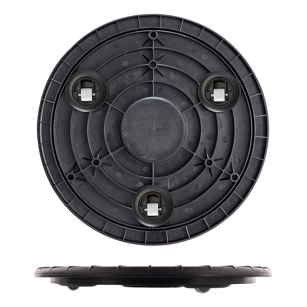 Lillepoti alus 30 cm, must