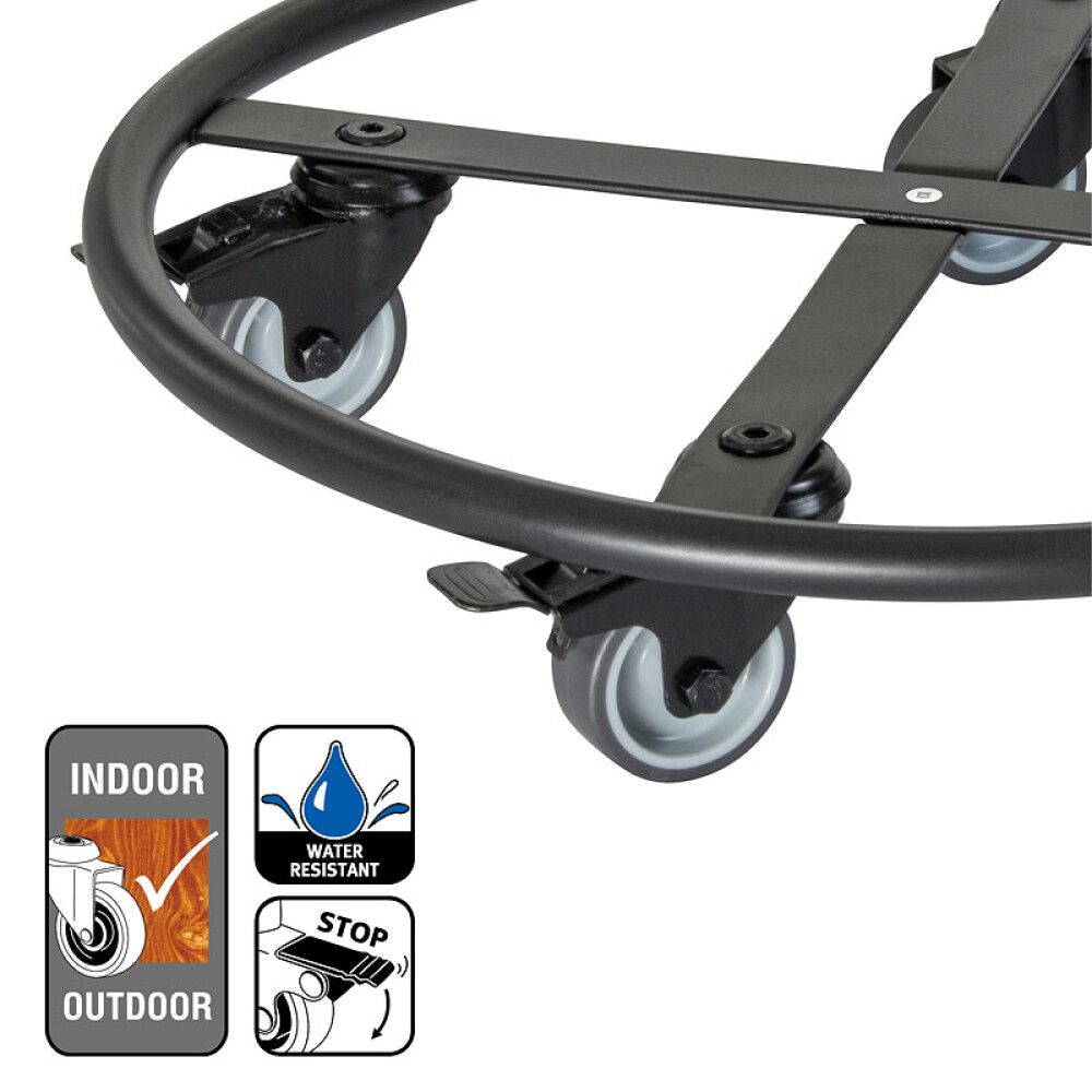 Lillepoti alus 38 cm, metall