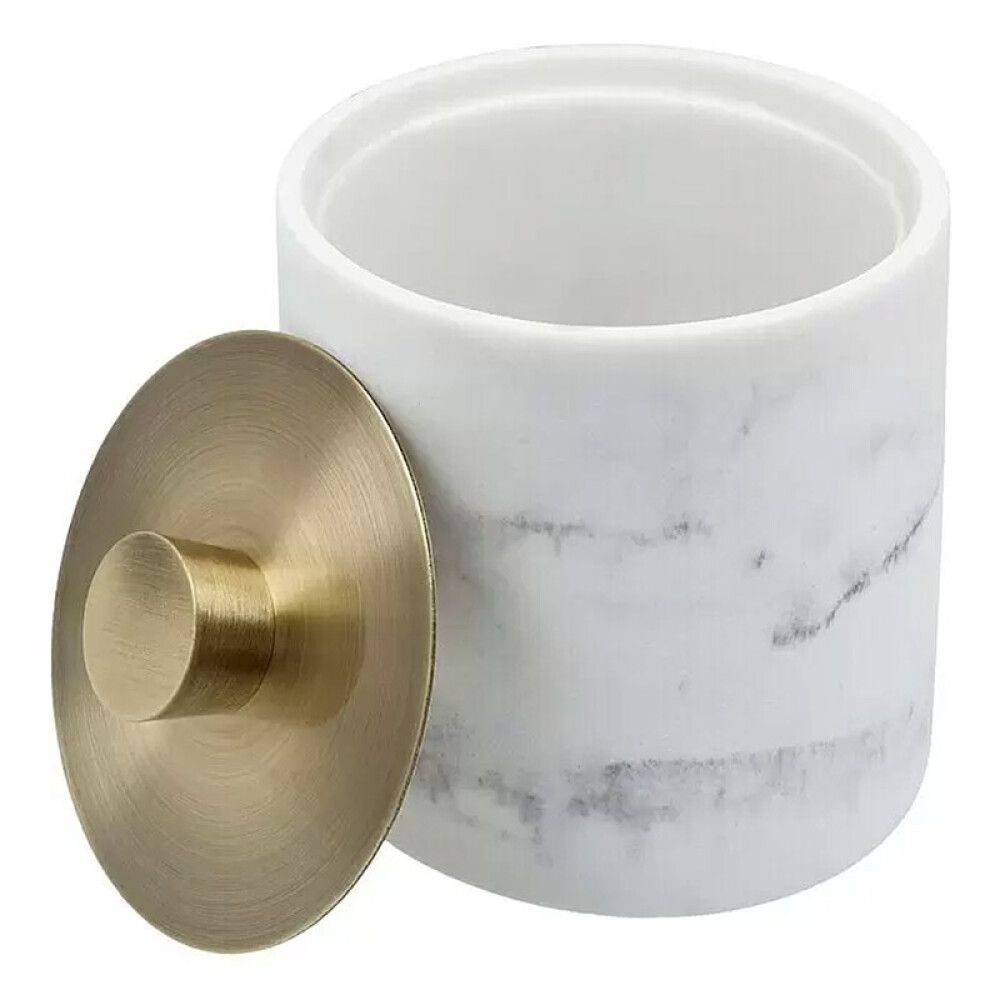 Vatipatjade tops Camargue Marmel valge/kuldne Ø 9,3 x 9,9 cm