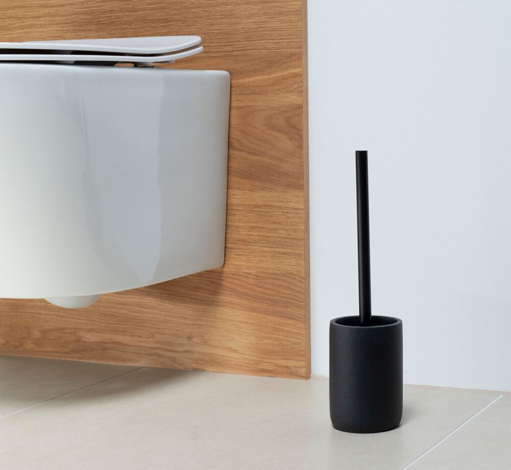 WC-harja komplekt Camargue Stone must 36,5 cm