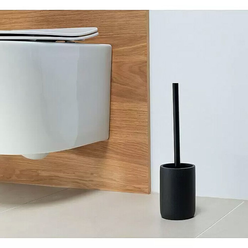 WC-harja komplekt Camargue Stone must 36,5 cm