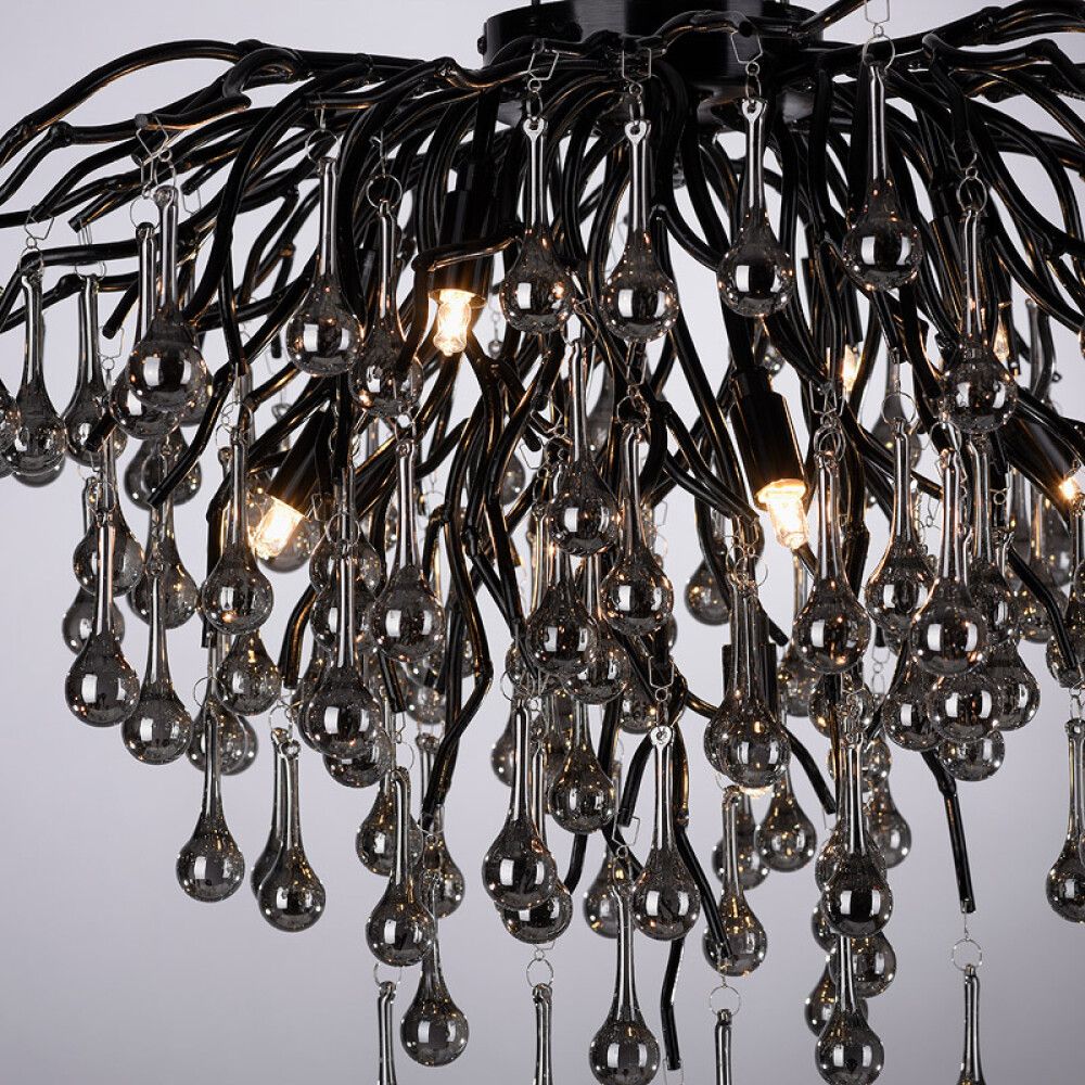 Laevalgusti Paul Neuhaus Icicle Ø 50 cm must