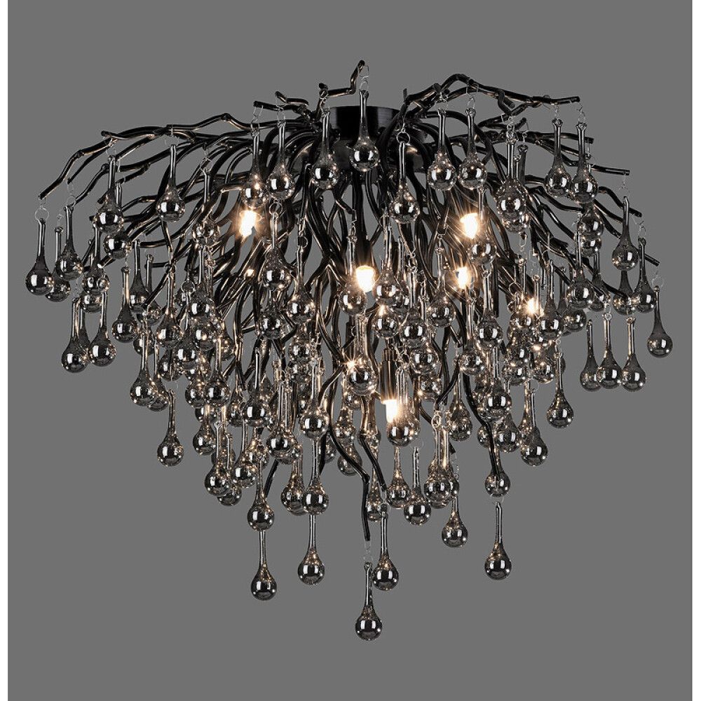 Laevalgusti Paul Neuhaus Icicle Ø 50 cm must