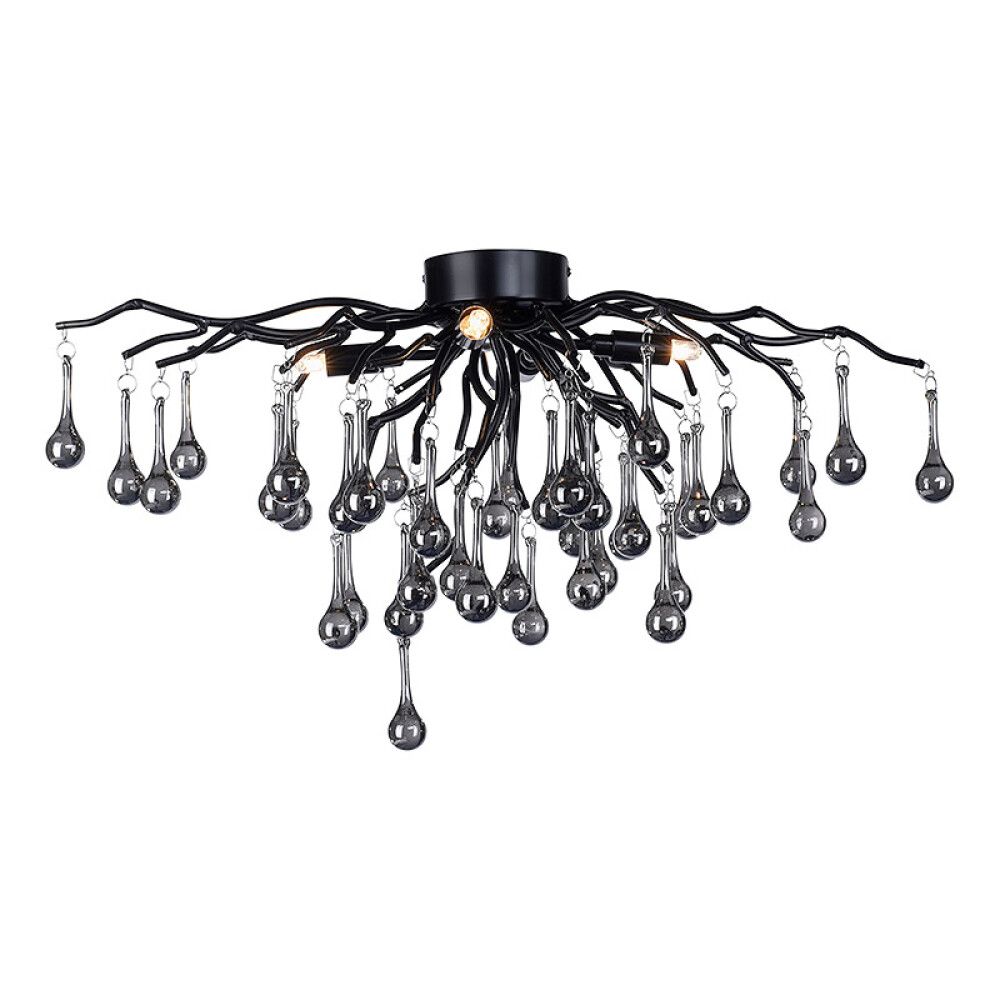 Laevalgusti Paul Neuhausi Icicle Ø 60 cm must