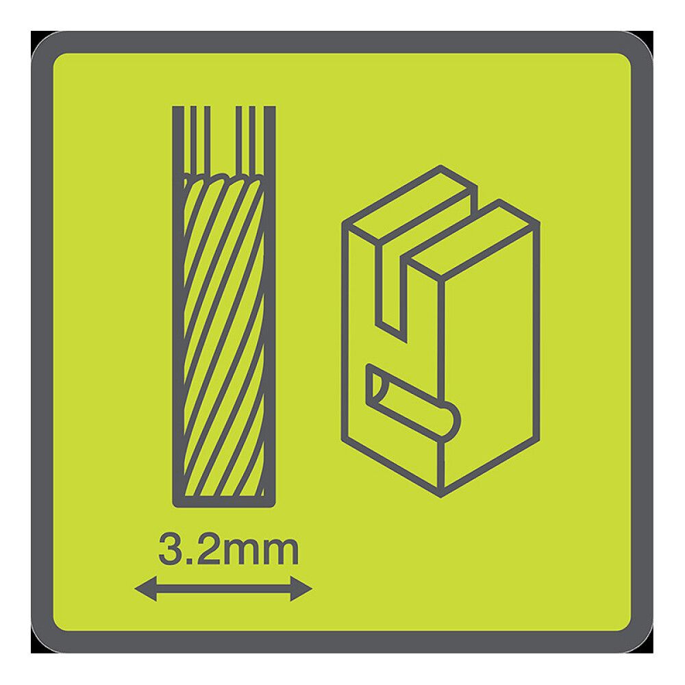 Volframkarbiidtera Ryobi RAR107 ritkülikukujuline 3,2 mm