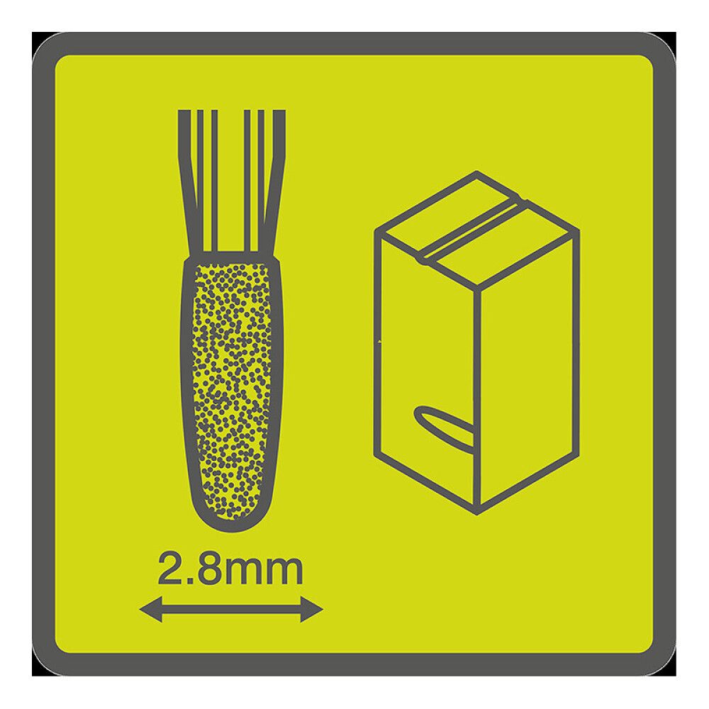 Teemanttera Ryobi RAR110 koonus 2,4 mm