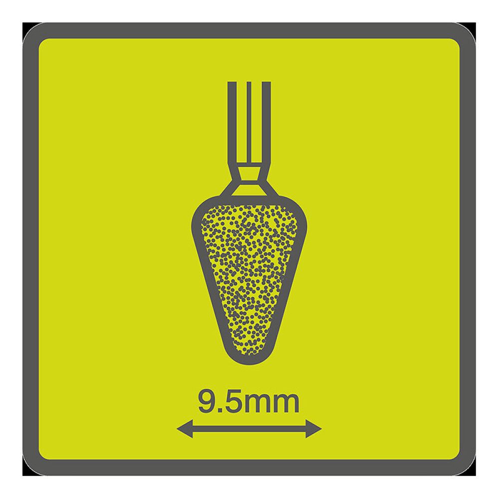 Lihvkivi Ryobi RAR404 koonuseline 9,5 mm